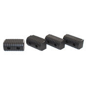 CALIBER Bunk End Caps 2x4" Black 24/Pk 23072-BK