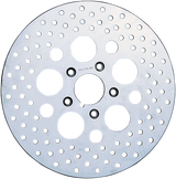 DRAG SPECIALTIES Drilled Brake Rotor - Rear - 11.5" - Harley-Davidson 060171ASP-BC648