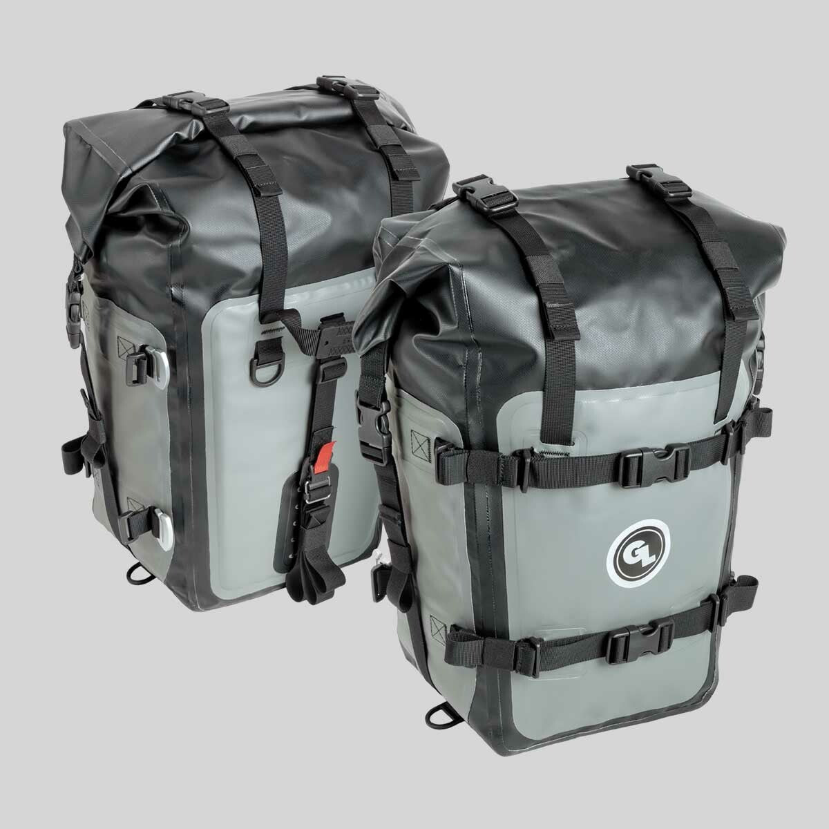 GIANT LOOP Mototrekk Panniers Grey Pair MTPN17