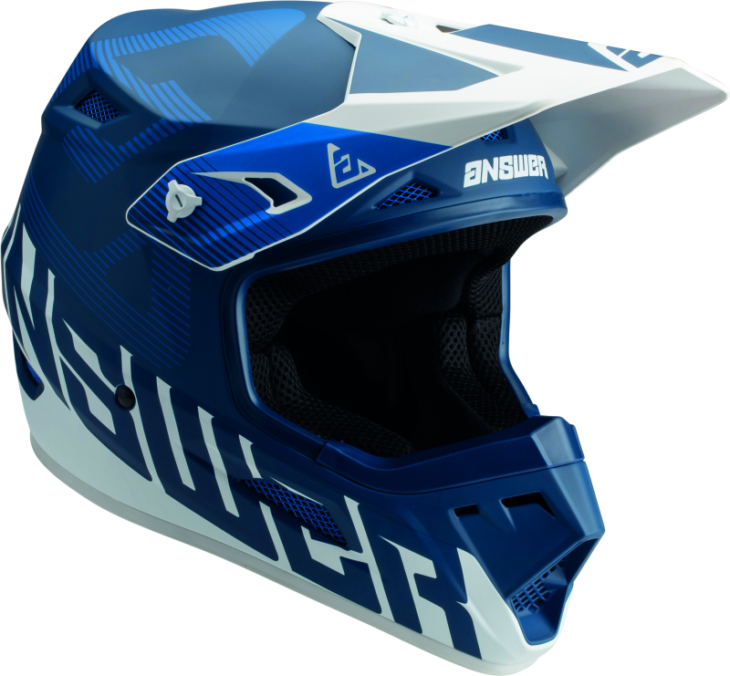 Answer AR1 V2 Bold Helmet Blue/White - 2XL 447654