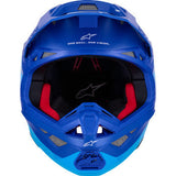 ALPINESTARS Supertech M10 Helmet - Flood - MIPS® - Blue/Black Carbon - Medium 8301023-7282-M