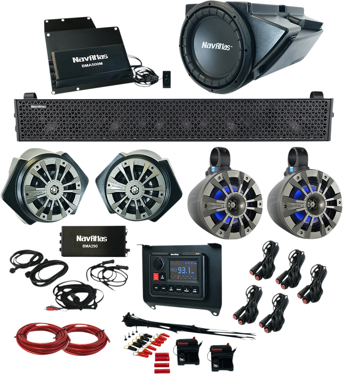 NAVATLAS Audio Kit - Zone 5 - Turbo RZR1ZONE5