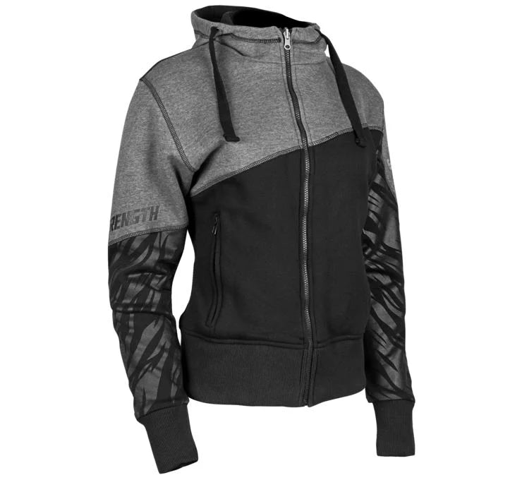 Speed and Strength Cat Outa Hell Hoody Grey/Black Womens - Large 884443