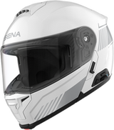 IN STOCK SENA SPECTER SMART FLIP UP HELMET WHITE MD - 843-02172M