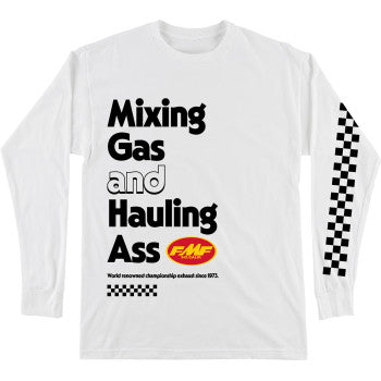 FMF World Famous Long-Sleeve T-Shirt - White - Large HO24119900WHTLG