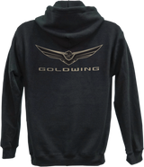 FACTORY EFFEX Goldwing Icon Zip-Up Hoodie - Black - Large 25-88804