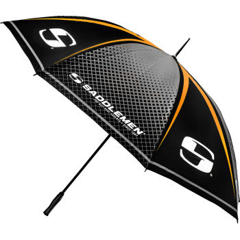 SADDLEMEN Umbrella - Black/Gray/Orange 9501-0292