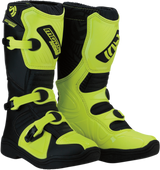 MOOSE RACING M1.3 Boots - Black/Hi-Viz Yellow - Size 7 3411-0450