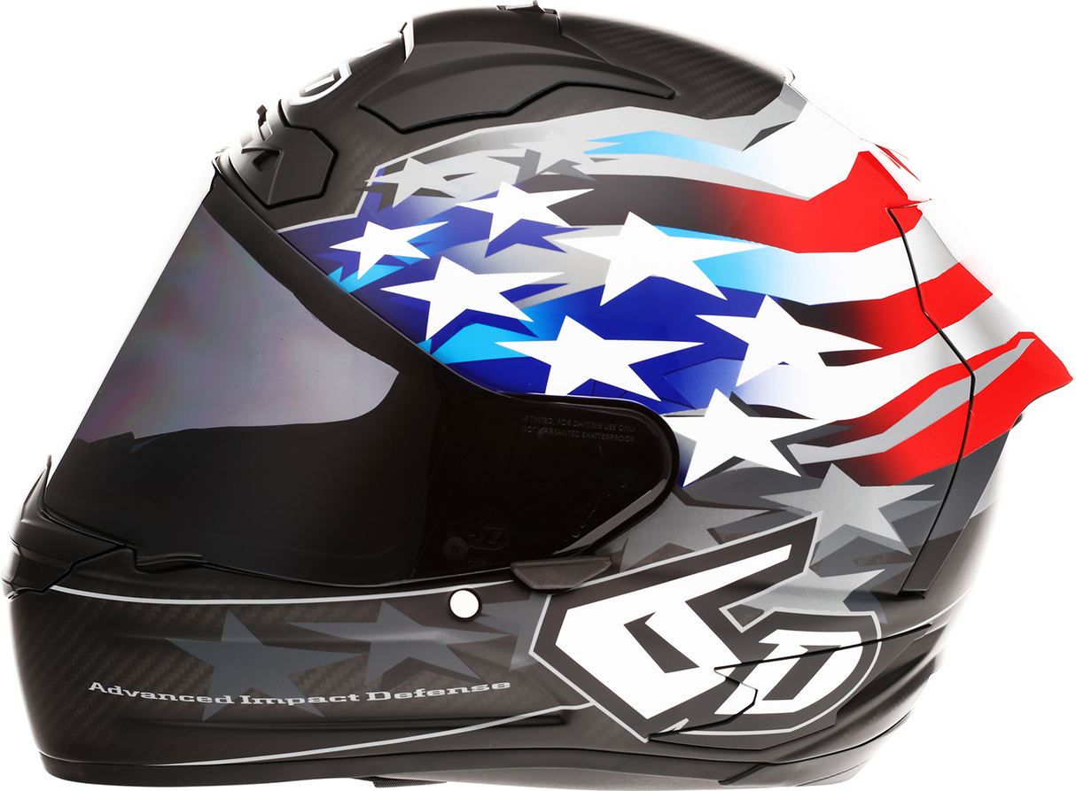 6D ATS-1R Helmet - Patriot - Red/White/Blue - Medium 30-0696