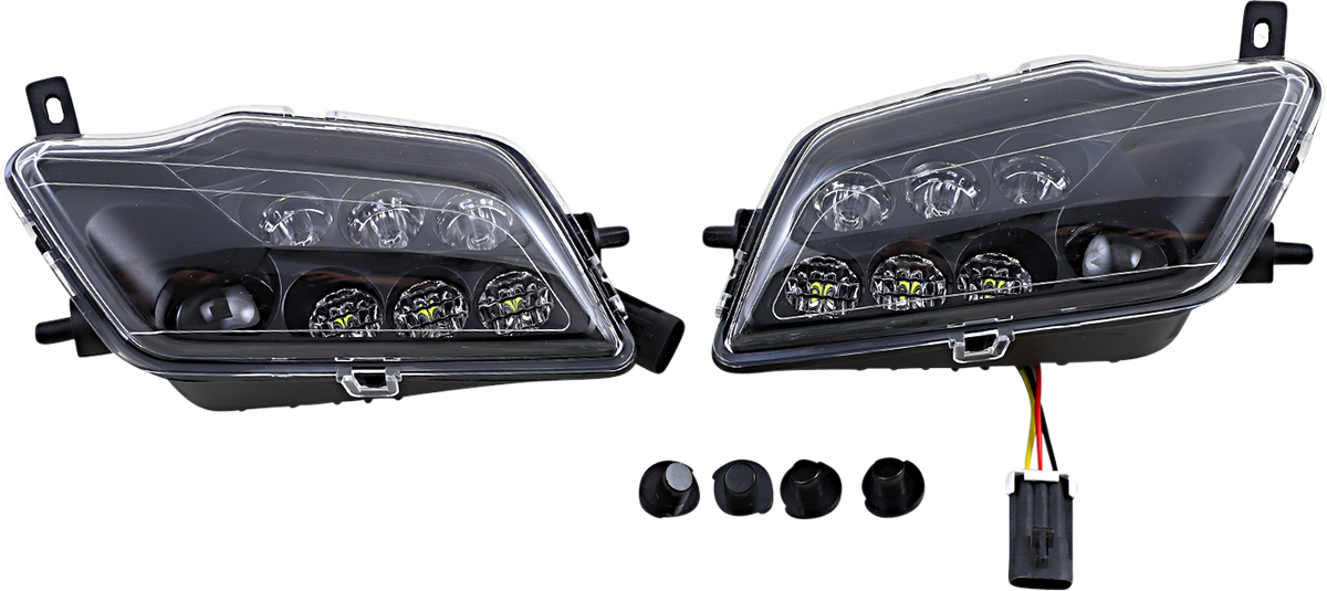 MOOSE UTILITY LED Headlight - Pioneer - Clear 400-1207-PU