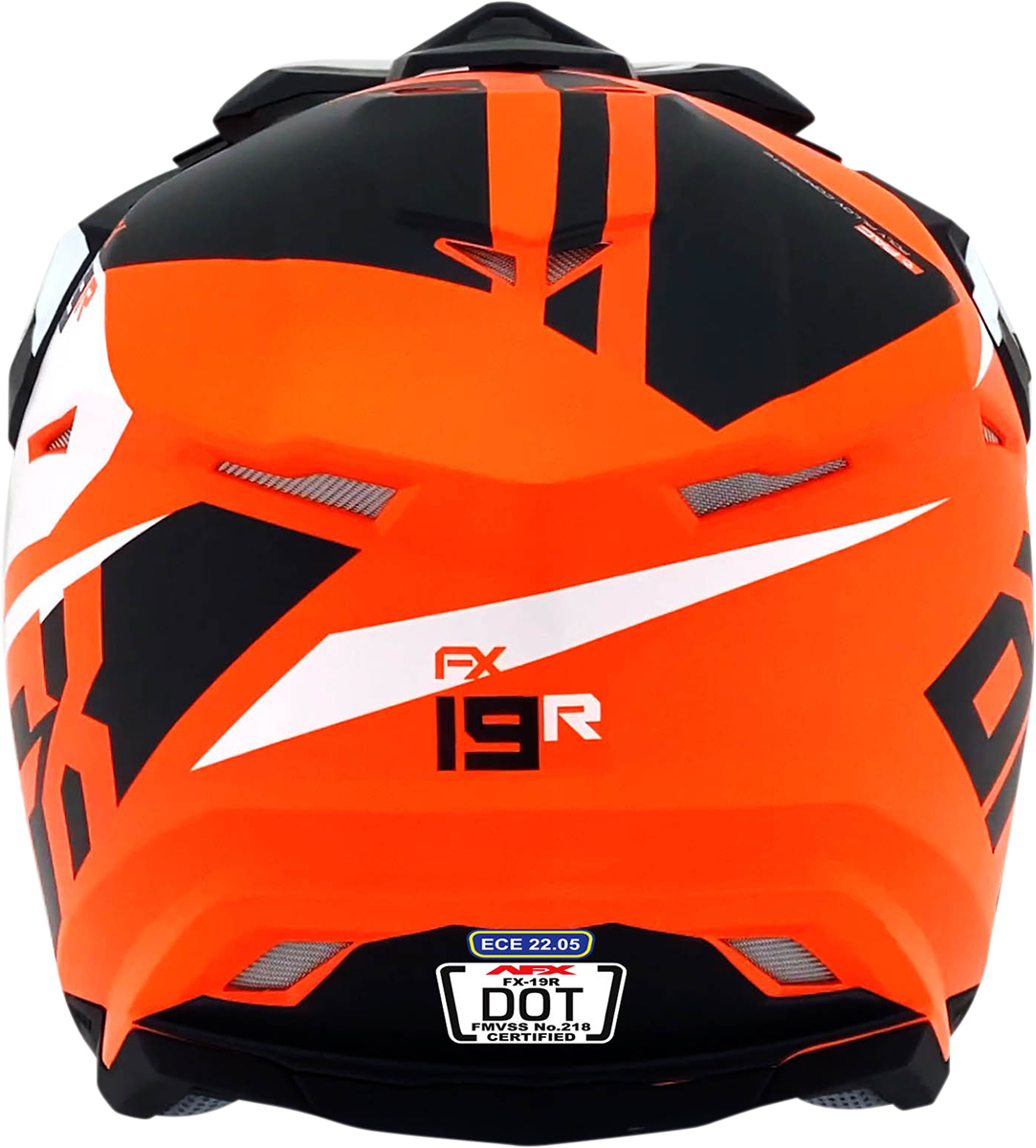 AFX FX-19R Helmet - Racing - Matte Orange - Small 0110-7083