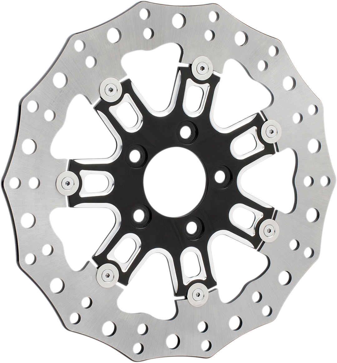 ARLEN NESS Front Rotor - 7 Valve - 11.8" - Black 33-10301-202