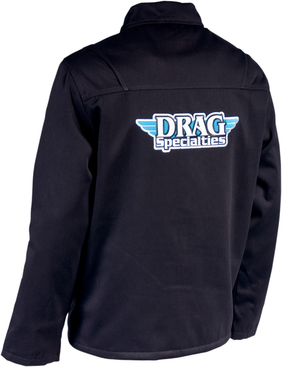 THROTTLE THREADS Drag Specialties Shop Jacket - Black - Medium DRG19J28BKMR