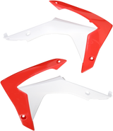 ACERBIS Radiator Shrouds - White/Red 2314371030