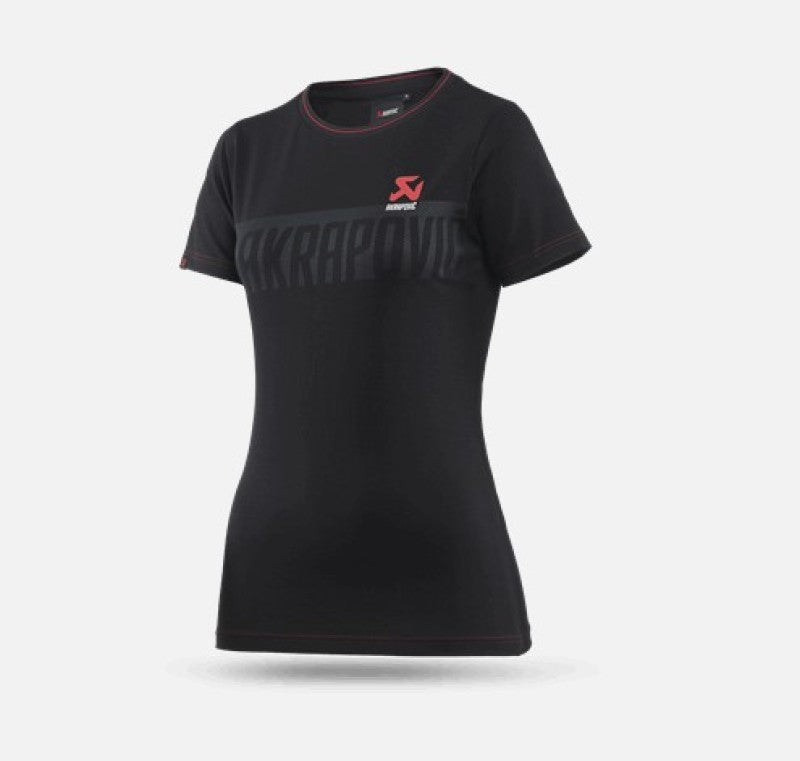 Akrapovic Womens Corpo T-Shirt Black - XS 802048