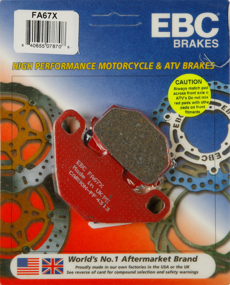 EBC Brake Pads Fa67x Carbon X Series FA67X