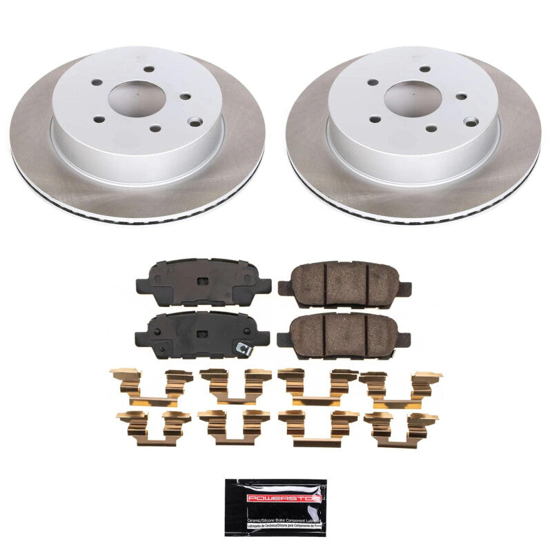 Power Stop 2009 Infiniti FX35 Rear Semi-Coated Rotor Kit