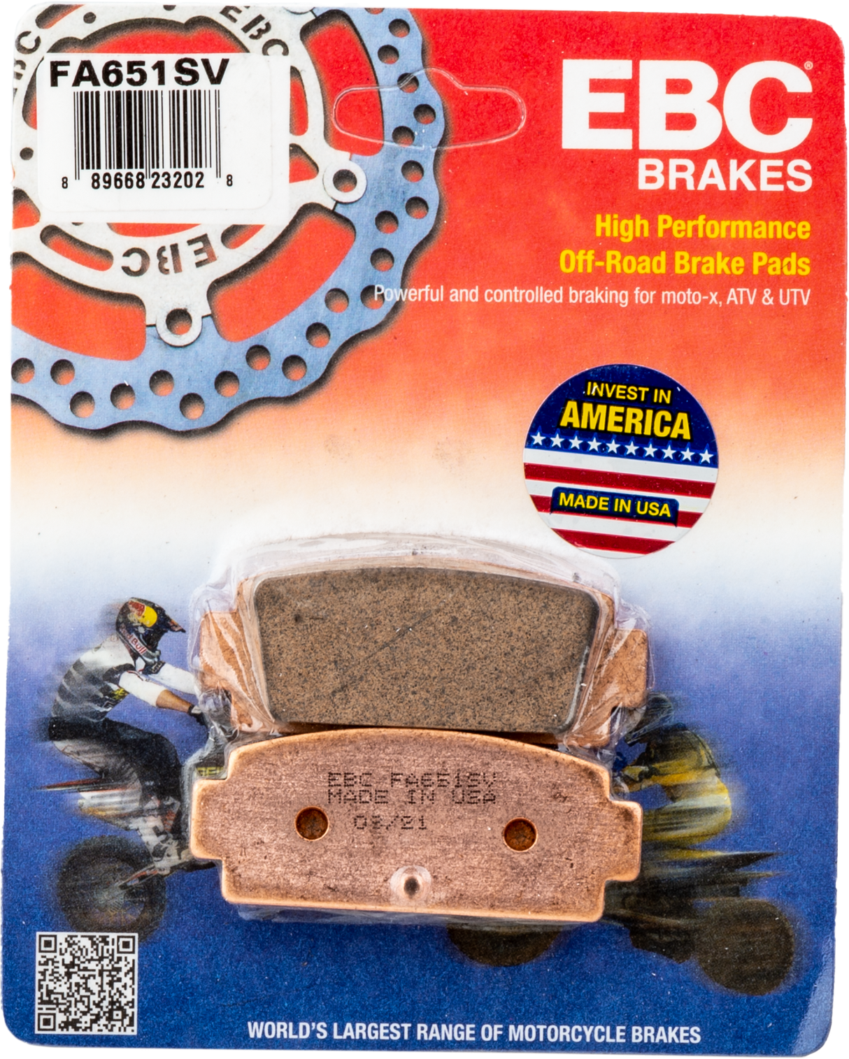 EBC Brake Pads Fa651sv Severe Duty Sv Series FA651SV