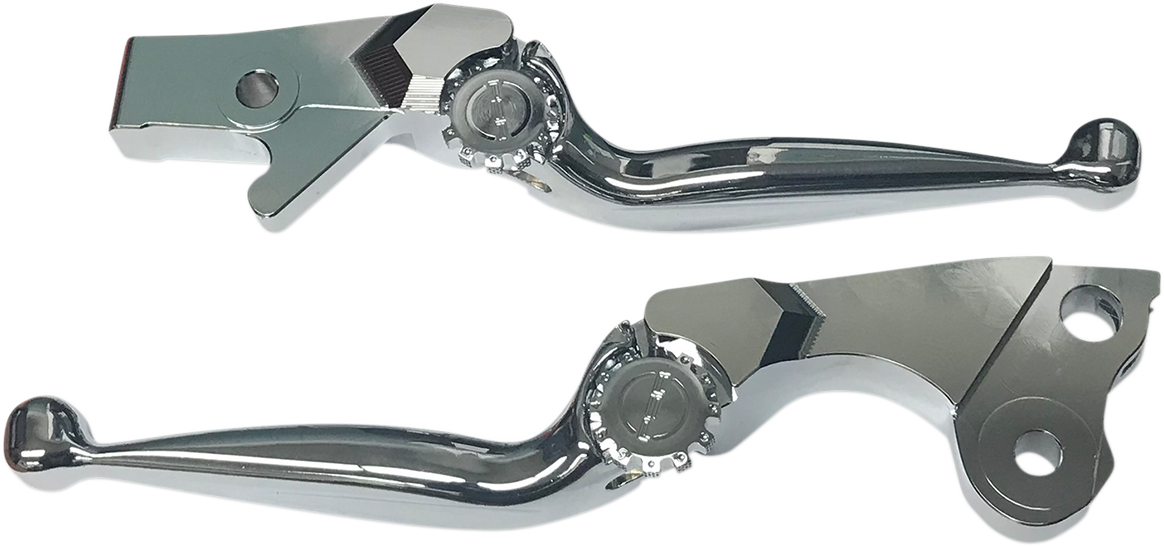 POWERSTANDS RACING Lever Set - Journey - Chrome 17-00601-20