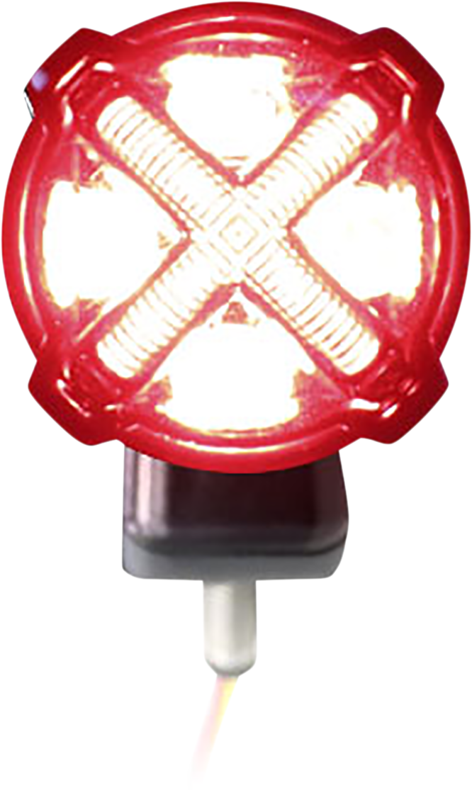 KOSO NORTH AMERICA Taillight - Universal - Red Lens HB036000