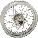 DRAG SPECIALTIES Front Wheel - Single Disc/No ABS - Chrome - 16"x3.00" - '07-'17 FLST 64545A