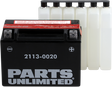 Parts Unlimited Agm Battery - Ytx15l-Bs .66 L Ctx15l-Bs