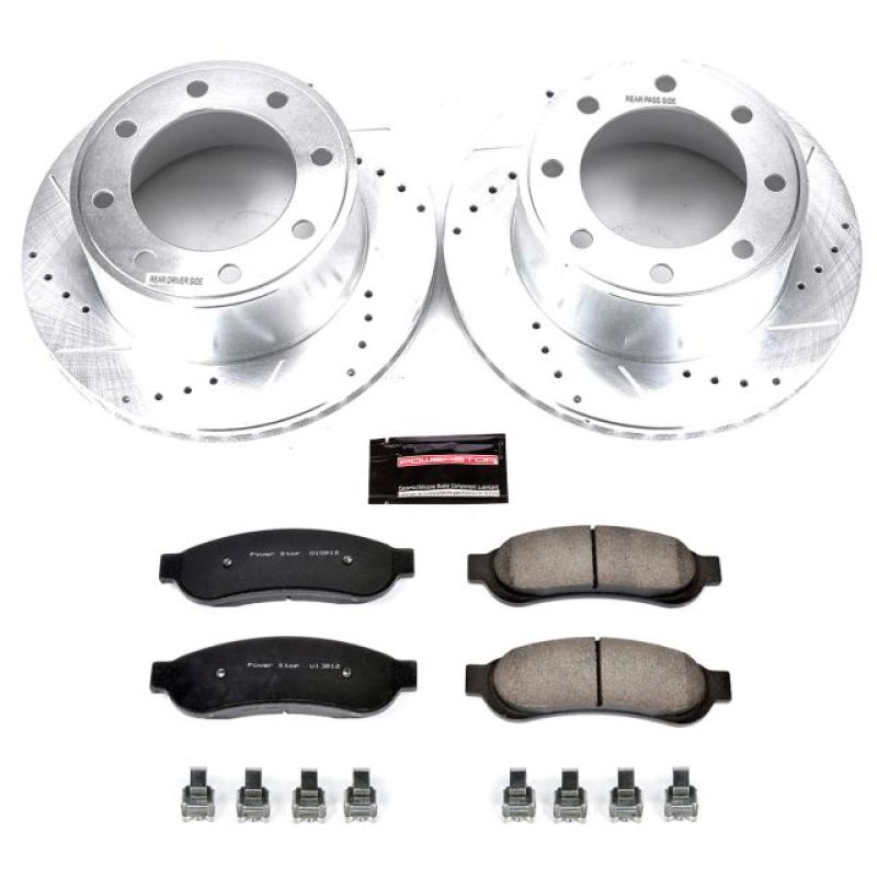 Power Stop 05-07 Ford F-250 Super Duty Rear Z23 Evolution Sport Brake Kit