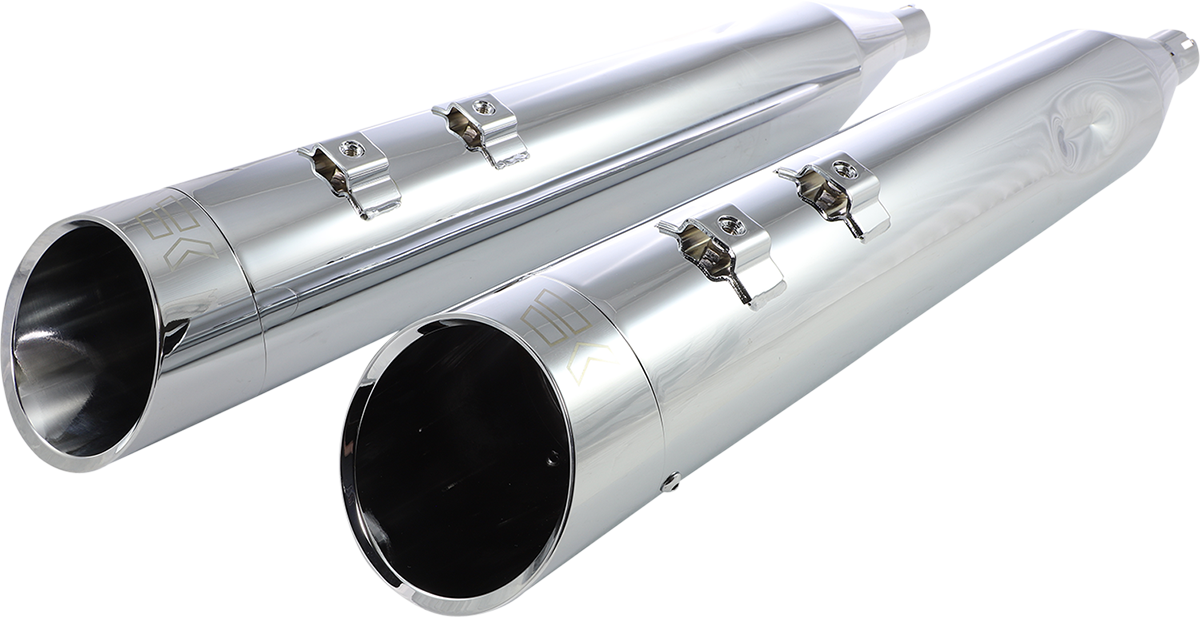 KHROME WERKS 4-1/2" HP-Plus Slip-On Mufflers - Chrome Edge 202660