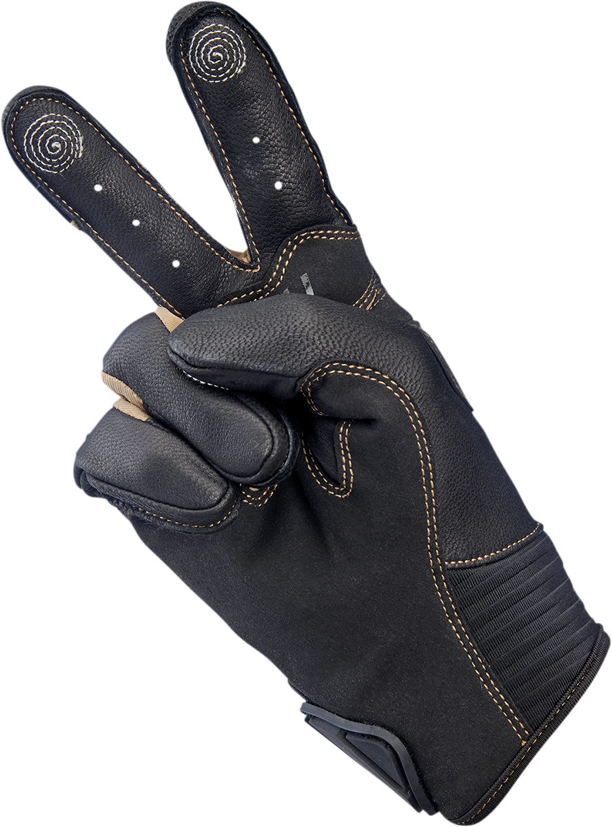 BILTWELL Bridgeport Gloves - Chocolate - Medium 1509-0201-303