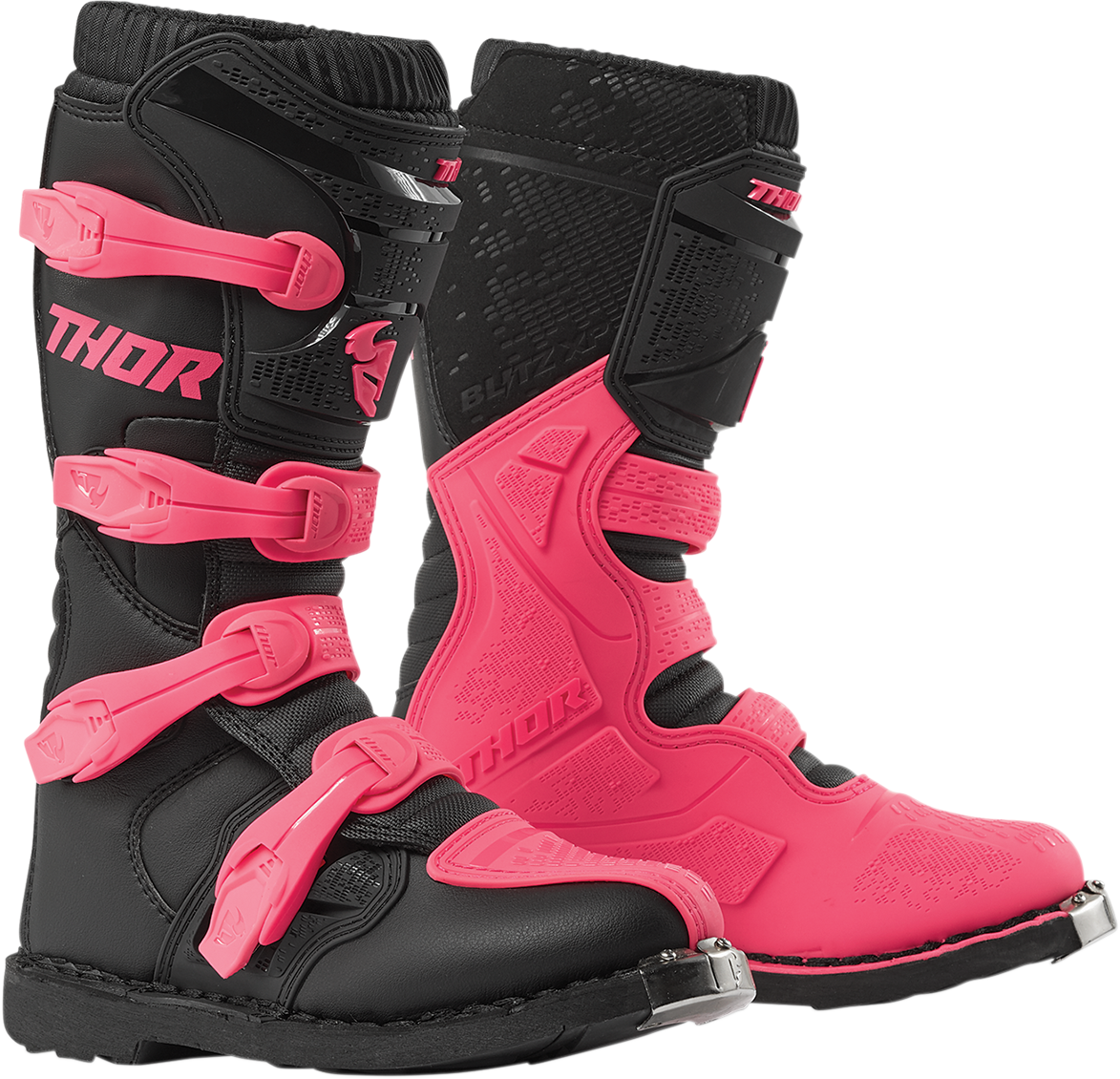 THOR Women's Blitz XP Boots - Black/Pink - Size 10 3410-2232