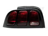 Raxiom 96-98 Ford Mustang Tail Lights- Black Housing (Smoked Lens) 49124