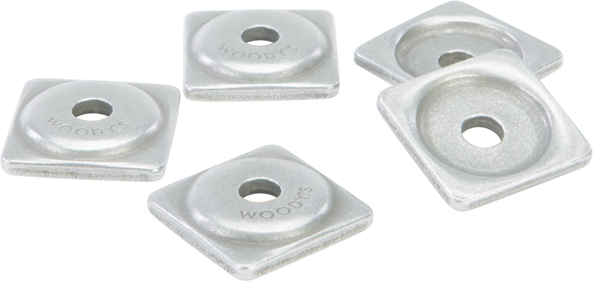 WOODYS Digger Support Plates Square Alum. 5/16" 1000/Pk ASW2-3775-M