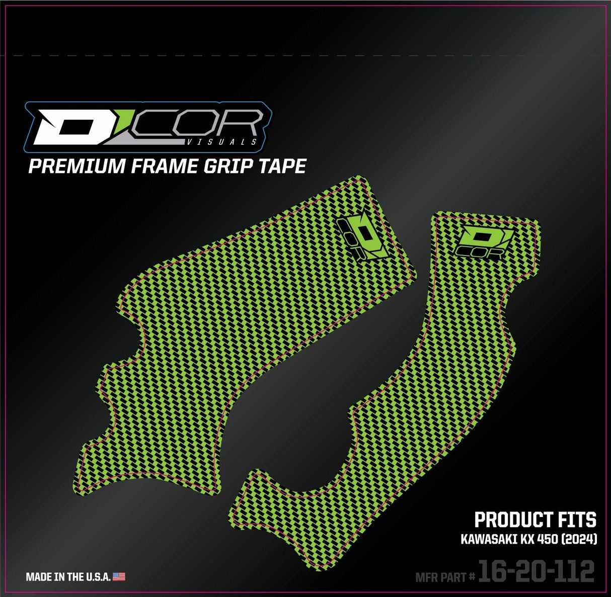 D-COR Frame Grip Tape Green 16-20-112