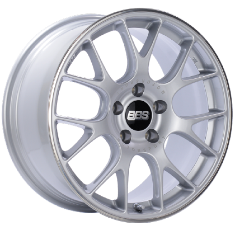 BBS CH-R 20x8.5 5x114.3 ET38 Brilliant Silver Polished Rim Protector Wheel -82mm PFS/Clip Required CH145SPO