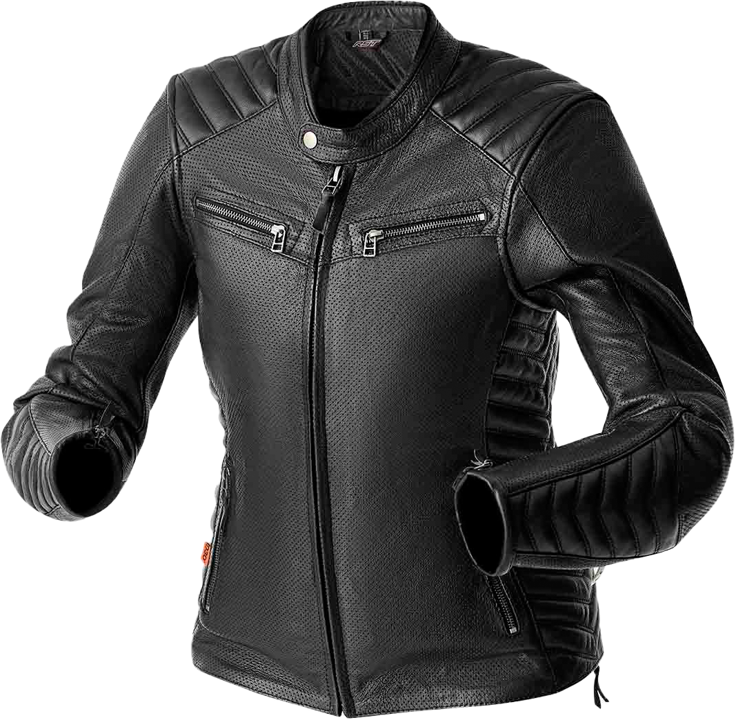 RST Womens Roadster Air D3o Jacket Black Leather Xs 103644BLK-08