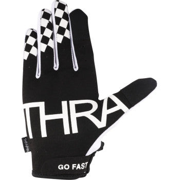 THRASHIN SUPPLY CO. Go Fast Stealth Gloves - White - Large SV1-10-10