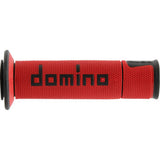 DOMINO A450 Grips - Domino - Red/Black  A450A45041C4042B7-0
