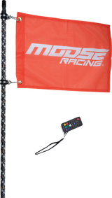 MOOSE RACING 3' Whip Light - RGB - Black SB-RGBR-131-PU