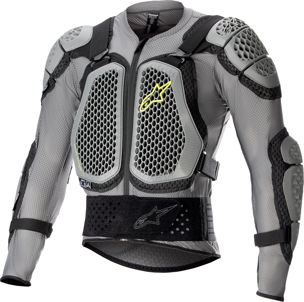 ALPINESTARS Bionic Action V2 Protection Jacket - Gray/Black/Yellow - Small 6506823-915-S