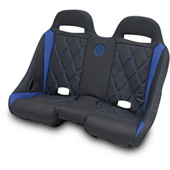 BS SAND Extreme Bench Seat - Black/Blue Maverick X3  EXBEBLBDX