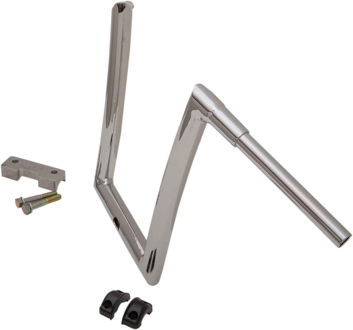 TODD'S CYCLE Handlebar - 1-1/2" Strip - Touring - 14" - Chrome 0601-5201