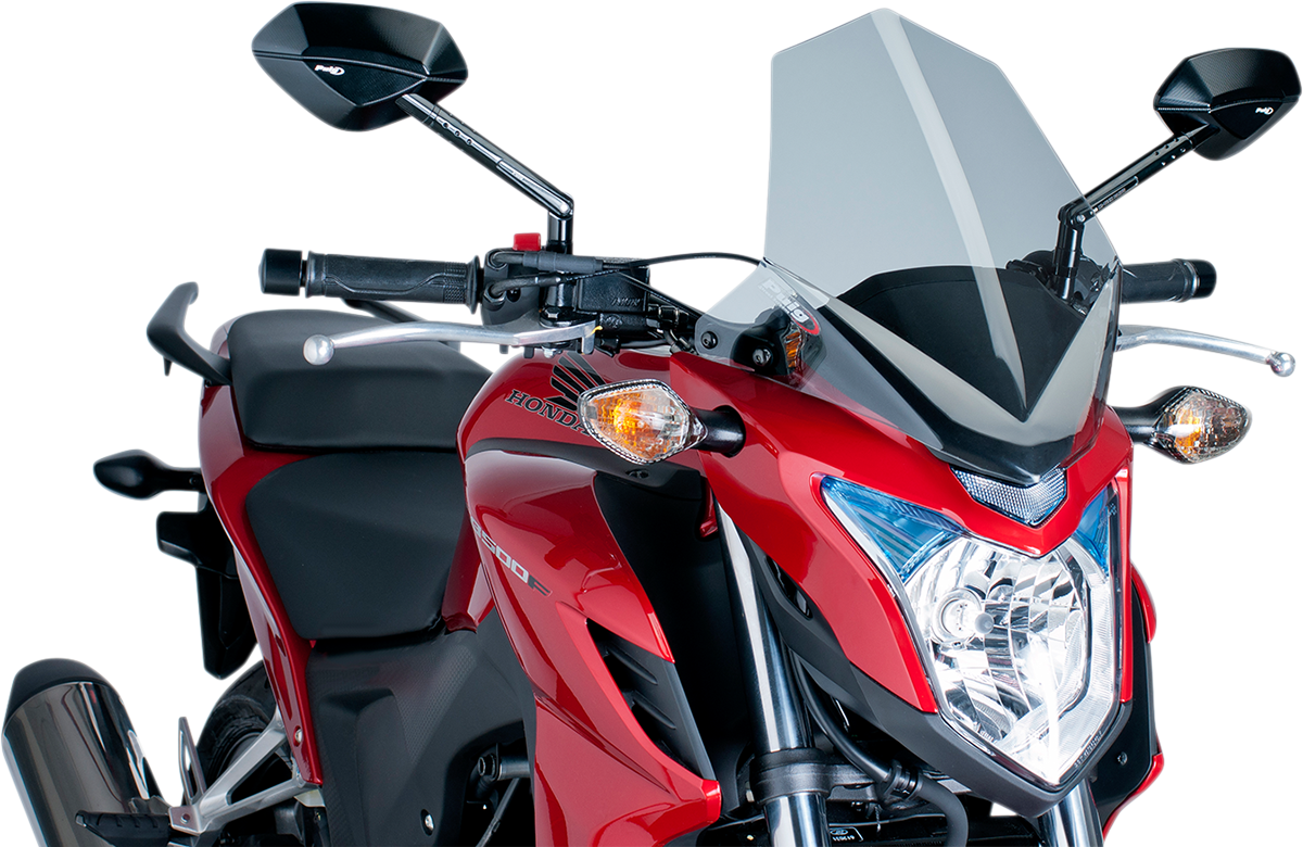 PUIG HI-TECH PARTS New Generation Windscreen - Smoke - CB500F 6437H