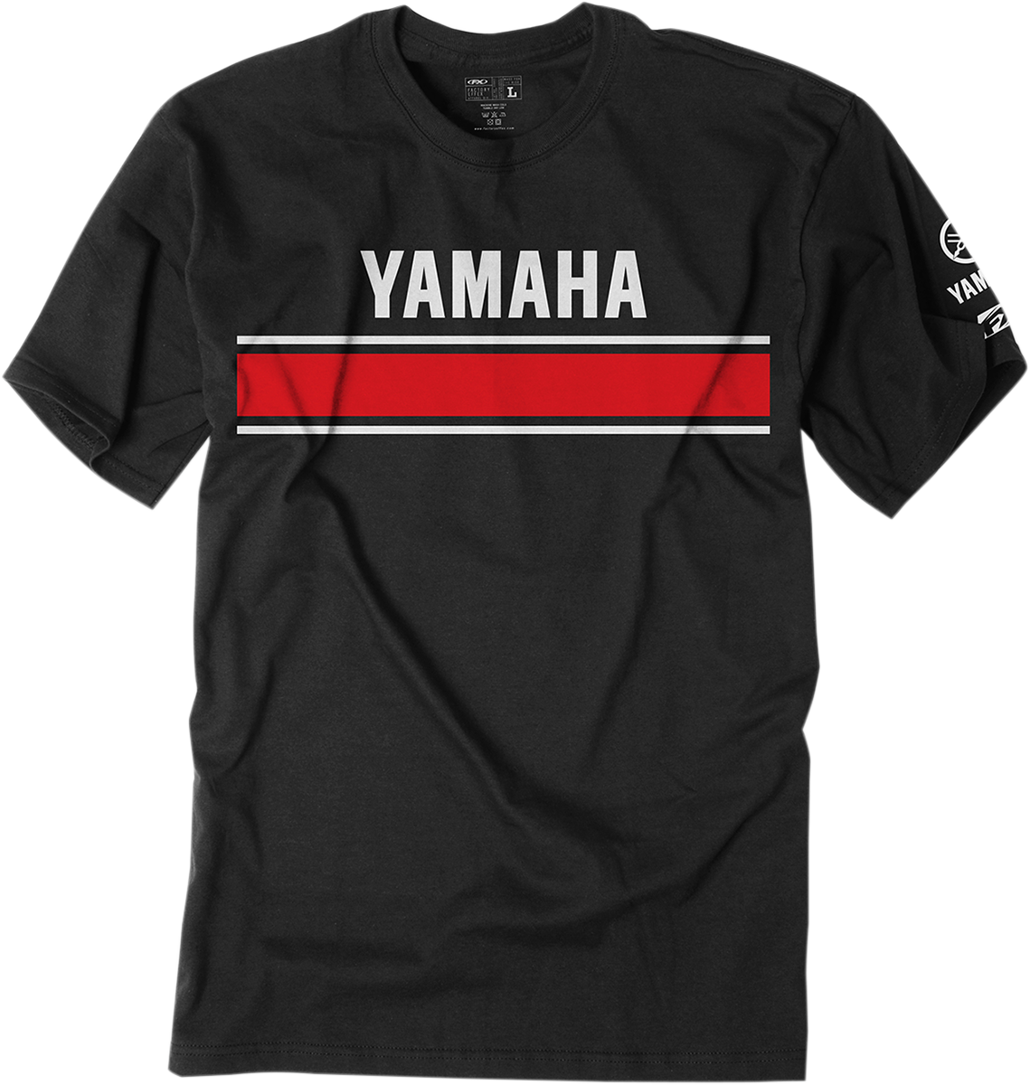 FACTORY EFFEX Yamaha Retro T-Shirt - Black - Medium 20-87202