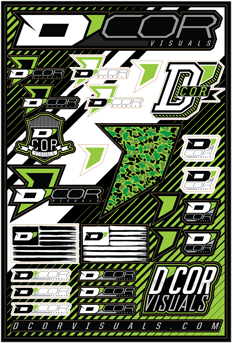 D'COR VISUALS Decal Sheet - D'Cor 40-90-106