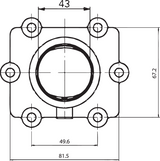 KIMPEX Carburetor Flange - Arctic Cat 301739