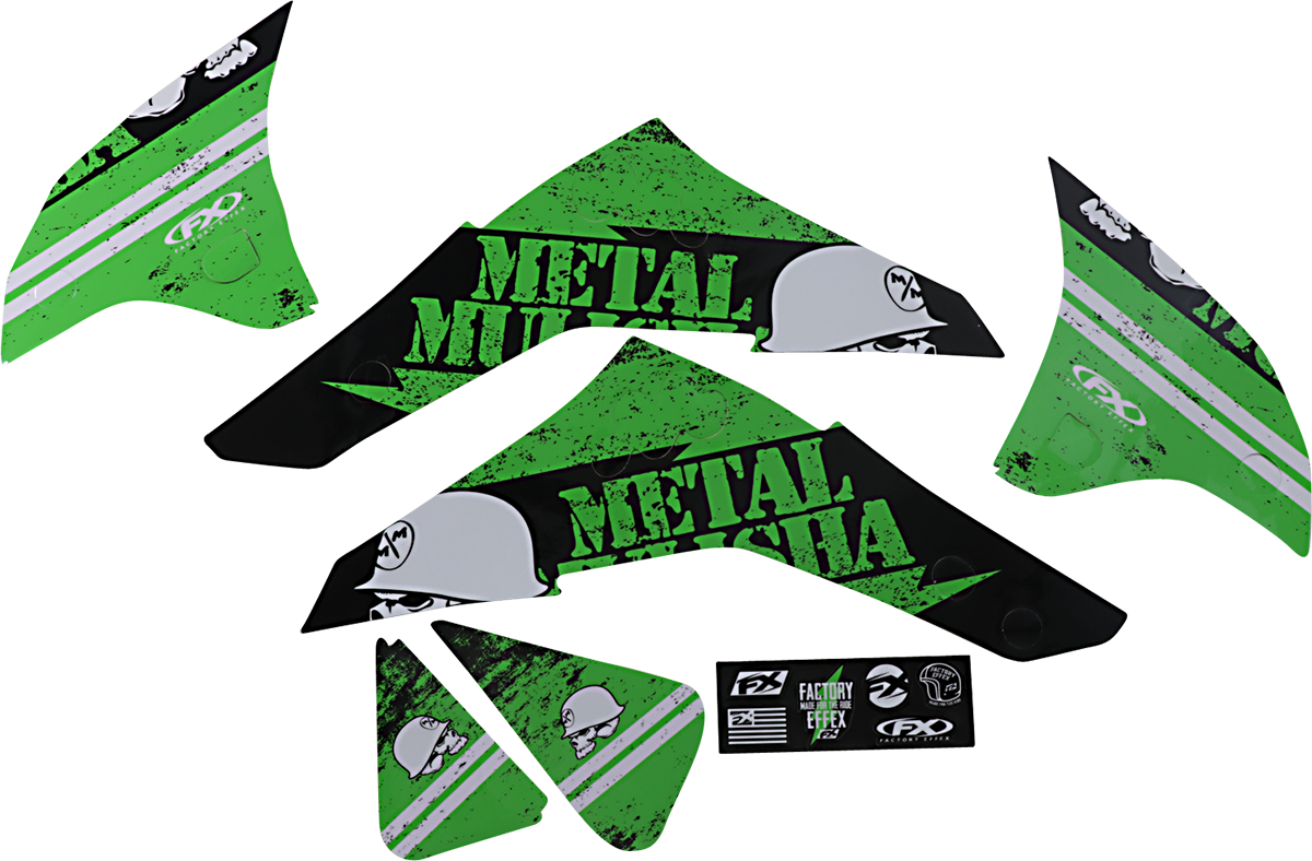 FACTORY EFFEX Metal Mulisha Graphic Kit - Kawasaki 23-11122