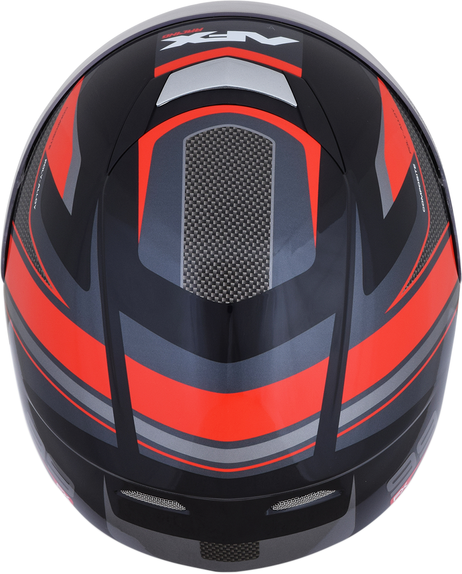 AFX FX-99 Helmet - Recurve - Black/Red - XL 0101-11114