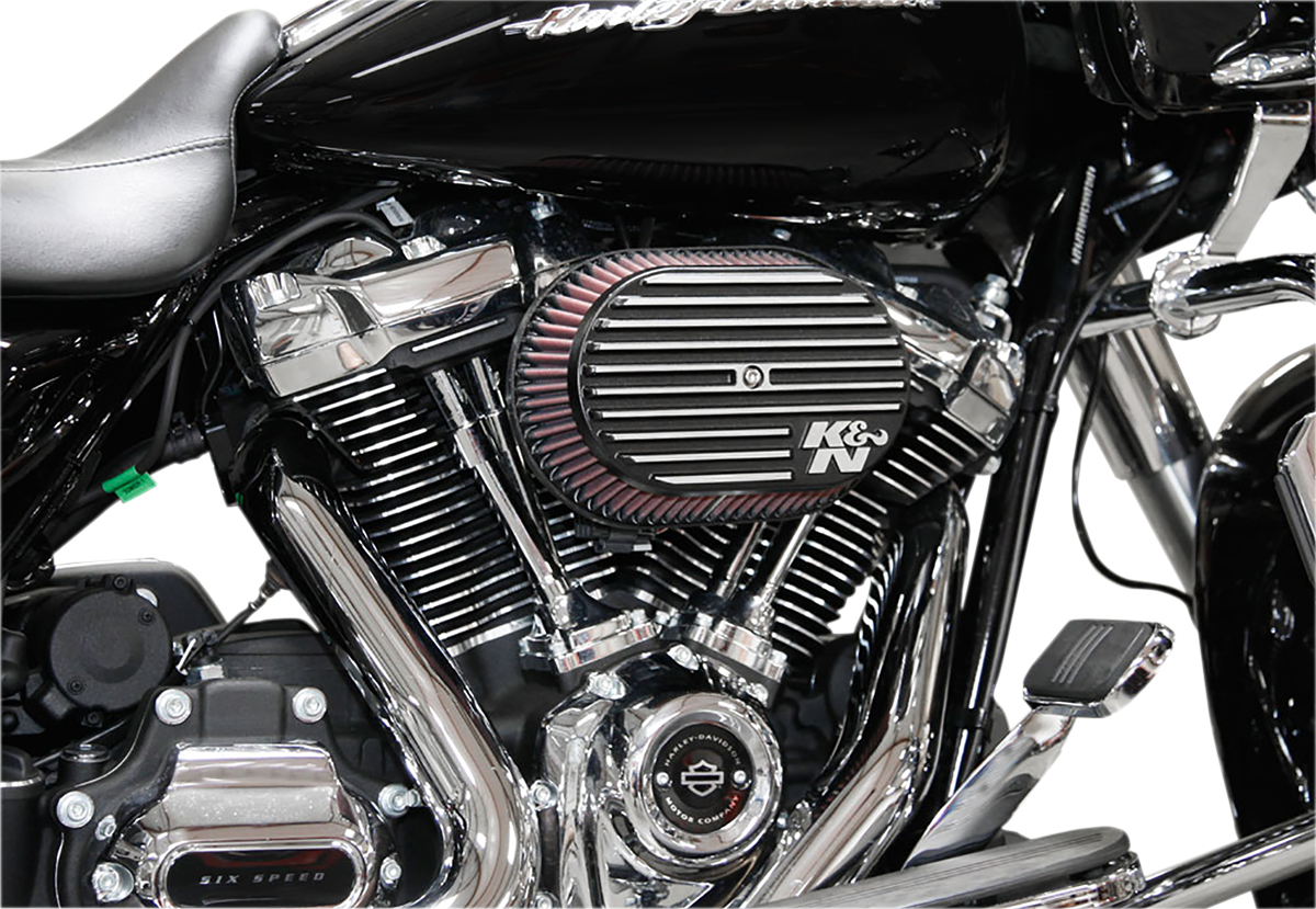 K & N Side Draft Intake Kit - Black - Softail/Dyna RK-3953