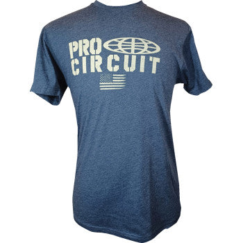 PRO CIRCUIT Logo Flag T-Shirt - Heather Navy - 2XL 646200-050