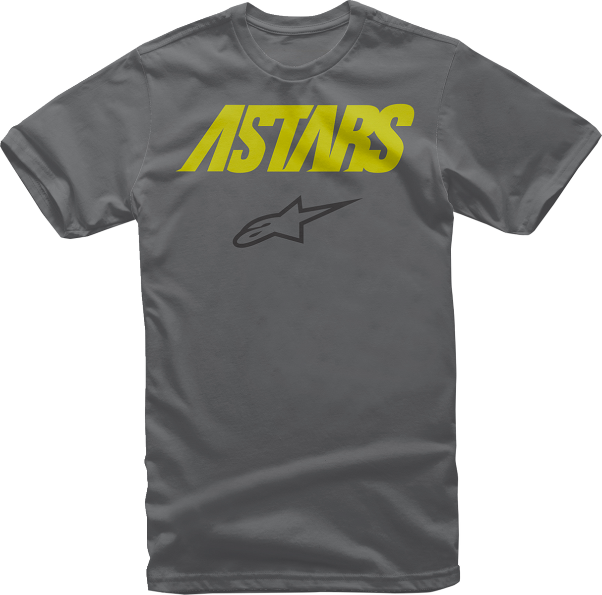 ALPINESTARS Angle Combo T-Shirt - Charcoal/Fluo Yellow - Large 1119-72000-18-L